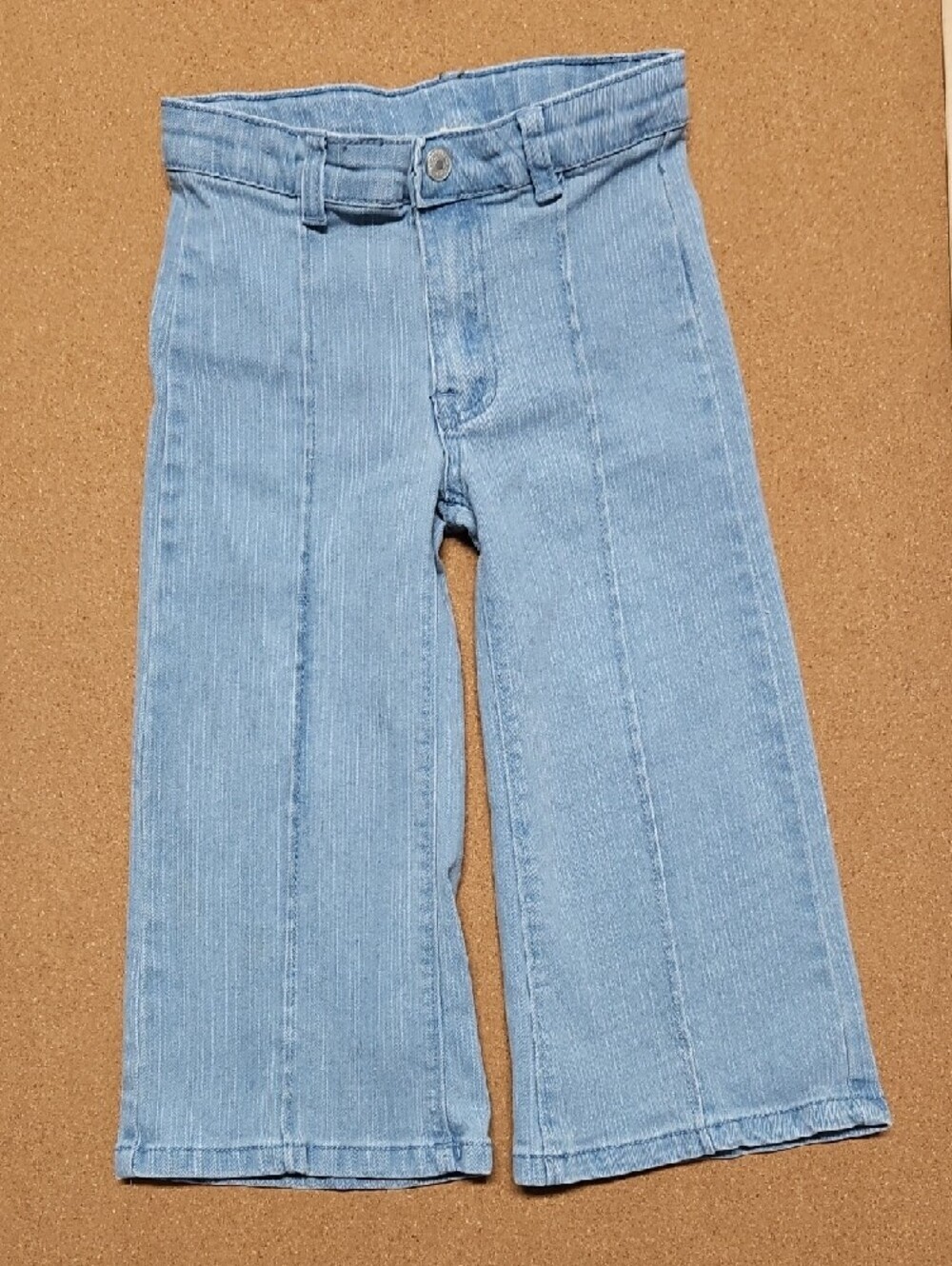 Jessica Simpson Girl's Toddler Light Blue Wide-Leg Jeans Size 4T